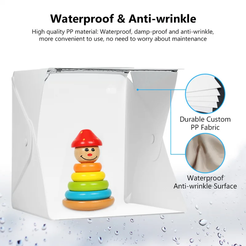 Photo Studio Box 23*22*24cm Lightbox Multiple Color Backdrops