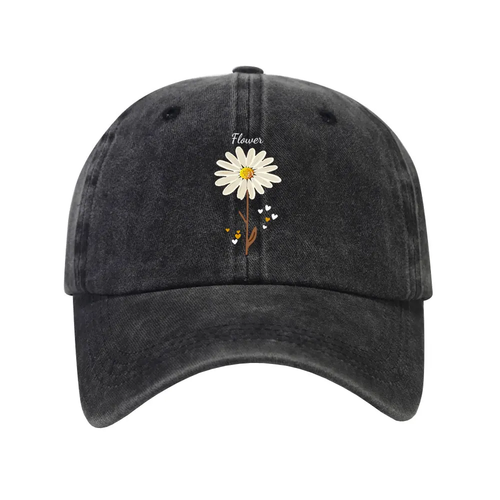LOKIDVE Women's Sunflower Baseball Cap – Adjustable 'You Are My Sunshine' Dad Hat, Black - View #10