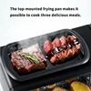 US 110V EU/UK 220V New 3 In 1 Breakfast Makers Set Multifunctional Machine With Toaster Oven Coffee Maker Frying Pan With lid 2