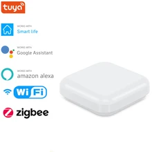 

Tuya ZigBee 3.0 Smart Hub, Wireless Gateway Bridge For App Voice Remote Control, Works With Alexa Google Home Assistant