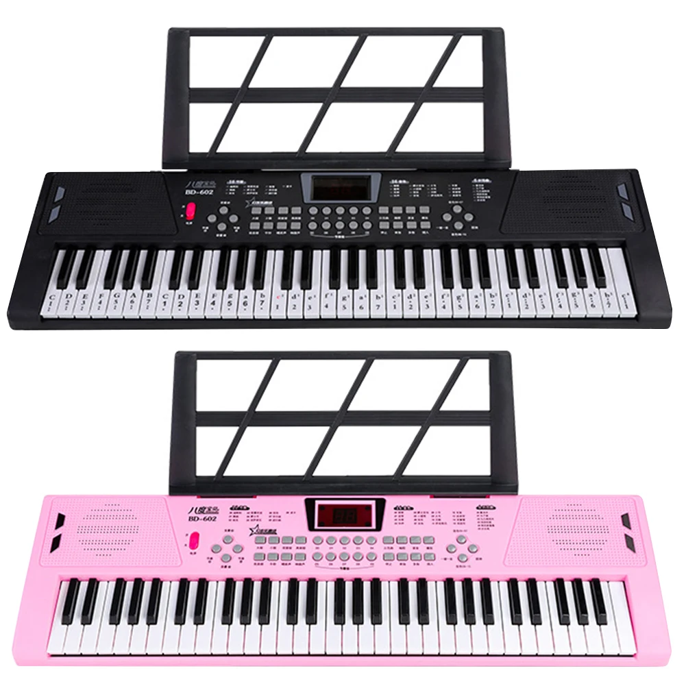 61 Keys Piano Musical Keyboard Synthesizer Instrument USB Digital Keyboard Kids Piano Electronic for Beginners Children