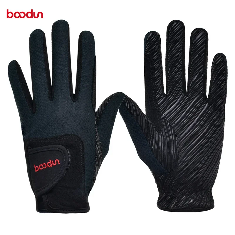 

Boodun Equestrian Gloves Professional Anti-Skip Equestrian Equipment Horse Riding Body Protection Horse Racing Gloves Equipment