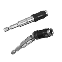 Embouts de tournevis à anneau magnétique hexagonal de 1/4 pouces, outils manuels, tige d'extension de foret, support de changement rapide, Guide d'entraînement, pointe de foret à vis 2
