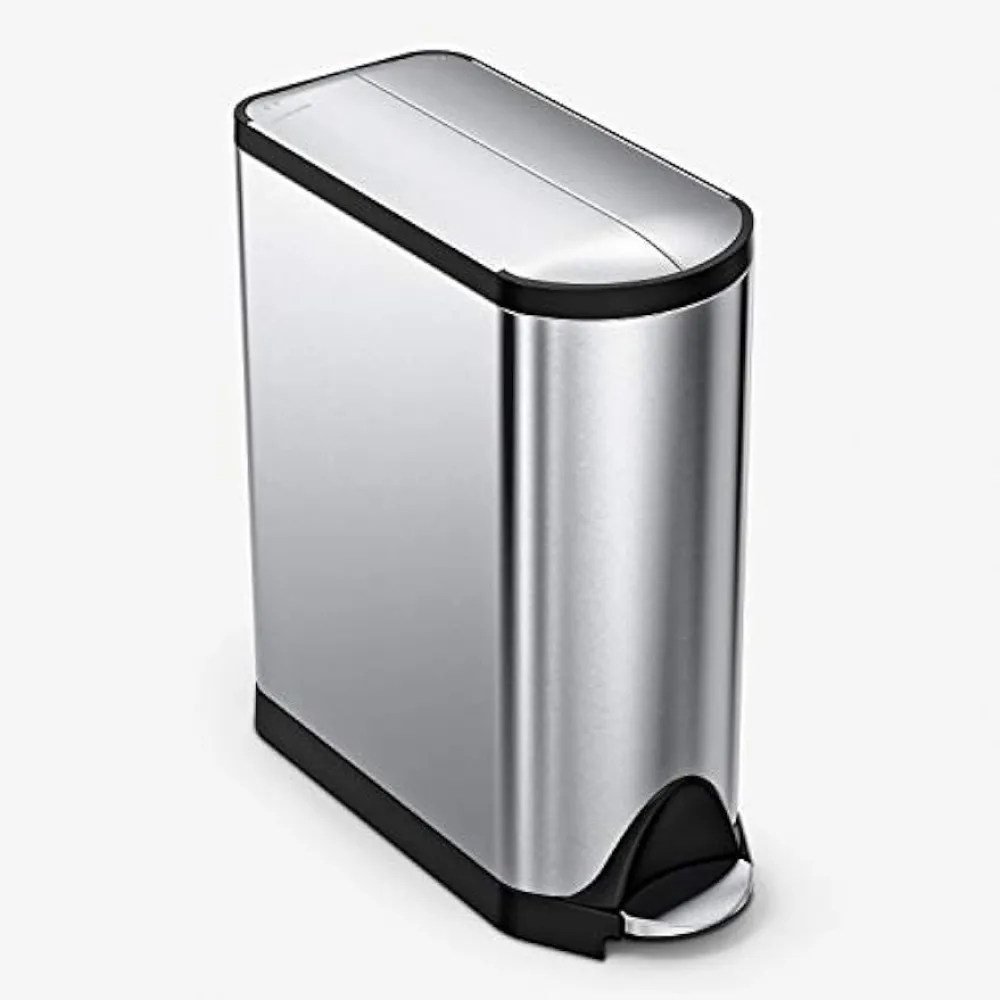 

45 Liter / 11.9 Gallon Butterfly Lid Kitchen Step Trash Can Bin Home Supplies Bucket Garbage All for Kitchen and Home Separate