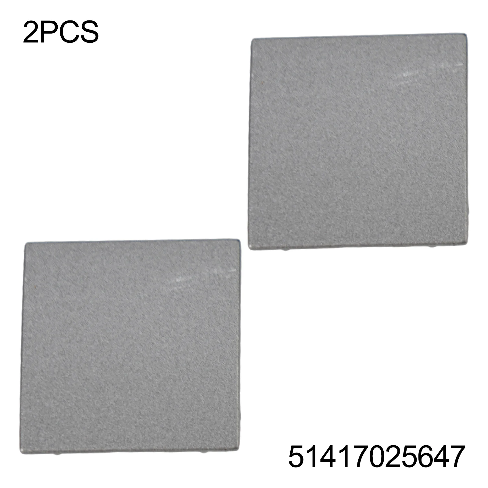 

2pcs Grey Car Door Panel Cover Plug For BMW 7 Series E65 E66 745i 2002-2008 51417025647 Front Door Flap Covers 2.5*2.4*0.9cm