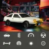 Mini Toys 1/18 Scale RC Drifting Racing Car RWD LDRC LD1801 AE86 Wireless Control Vehicle Model with Gyroscope Light System 3