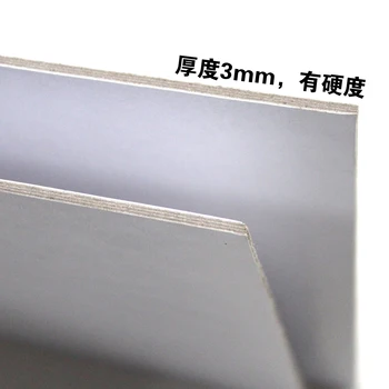 25x25 cm 3 mm di spessore lavagna di carta cartone bianco scatola di forniture progetto regalo foglio di creazione modello di carta fai da te materiale manuale