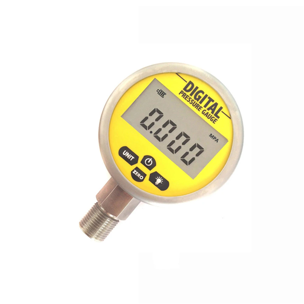 Precisão Manômetro Digital Manômetro Hidráulico Rosca Npt 04 fs 10000psi 80 mm de Diâmetro Alta