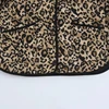 TRAF Women Winter Coats Vintage Leopard Quilted Jacket Woman Outerwears Autumn Long Sleeve Short Padded Jacket Warm Woman Coats 6