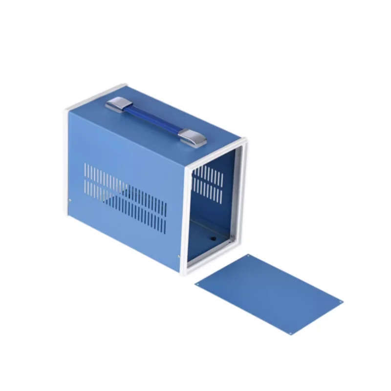 Caixa de Junção Montada na Superfície Caixa de Metal Azul Poder Faça Você Mesmo sem Parafusos Incluídos Interruptor 270 mm x 210 mm x 140 mm 1pc