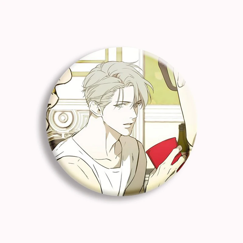 オタクプロジェクトコミックソフトボタンピン韓国 BL 漫画ブローチ