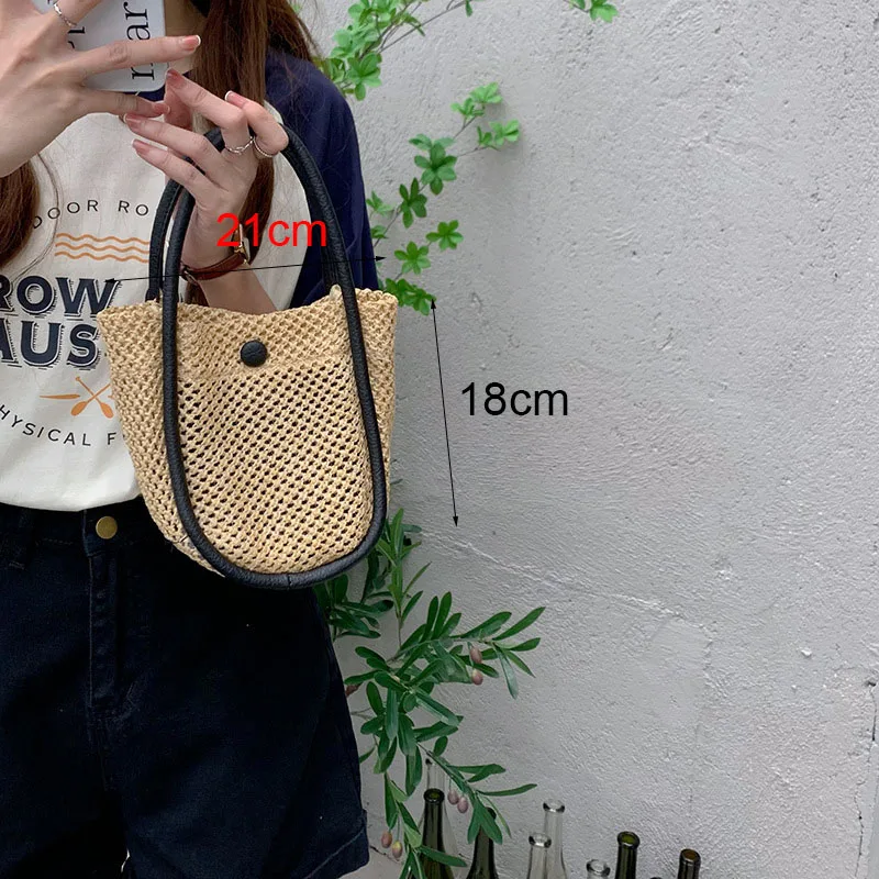 Personalised Embroidered Straw Tote Bags for Women, Beach Bags for