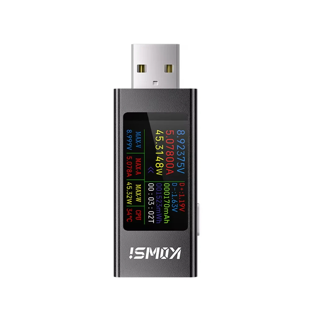 KWS-MX23 USB 테스터 DC 전압 계량기 디지털 디스플레이 전류계, 계량기 충전 테스터, DC 4-30V 0-12A 전류 전압 모니터