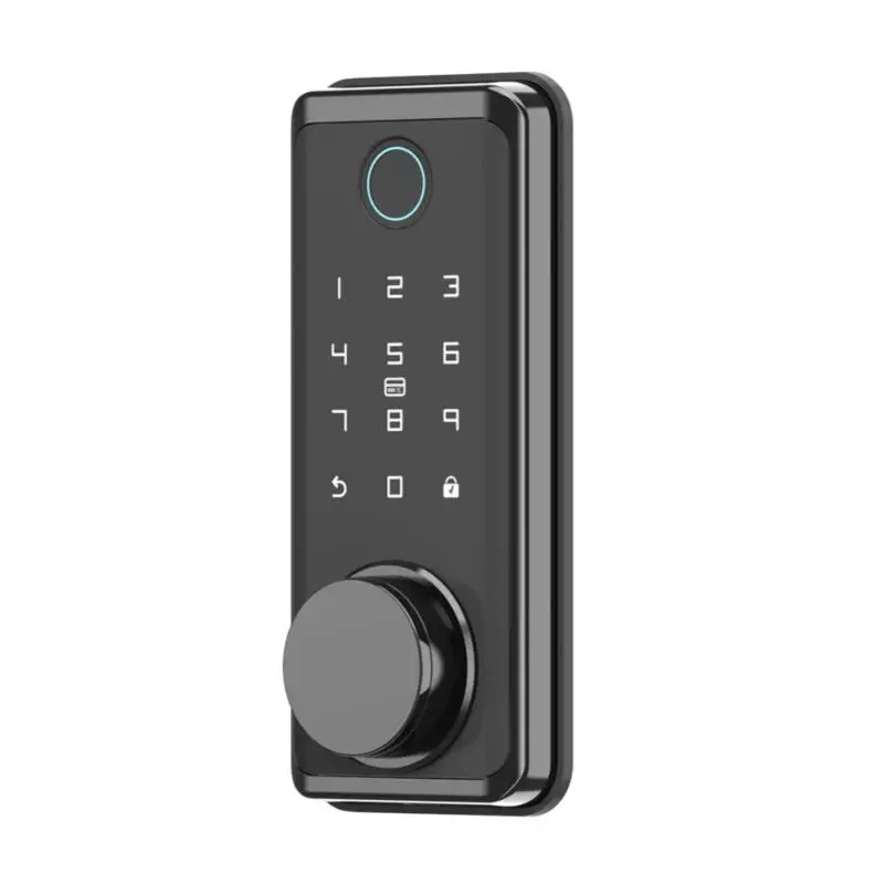 TTLock 또는 Tuya 앱 스마트 리모컨 지문 생체 인식 암호 카드 코드, 미국 데드볼트 자동 잠금