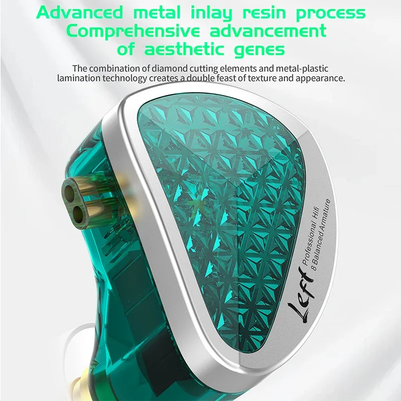 KZ AS16 Pro In Ear Earphones 16BA  8 Balanced Armature HIFI Monitor Headphones Noise Cancelling Earbuds Music Headsets 4