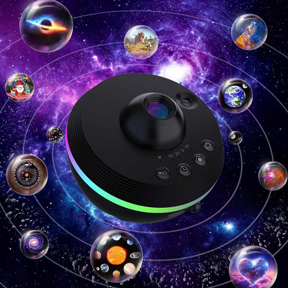 13-in-1 Galaxy Projector Dimmable RGB LED Lights Chrismas Spotlight Projectiion Fairy Lamp for Bedroom Gaming Room Party Decor 3