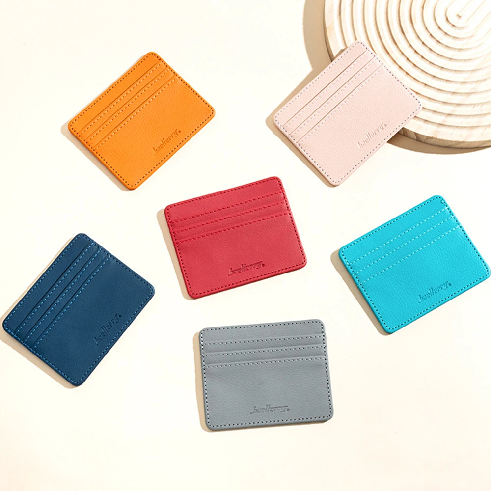 Fashionable Lychee-Pattern Card Holder, Lightweight and Portable Card Case, Multi-Card Slots for Organized Storage, Anti-Degaussing, Ultra-Thin Design That Doesn'T Bulge, New Year's Gift