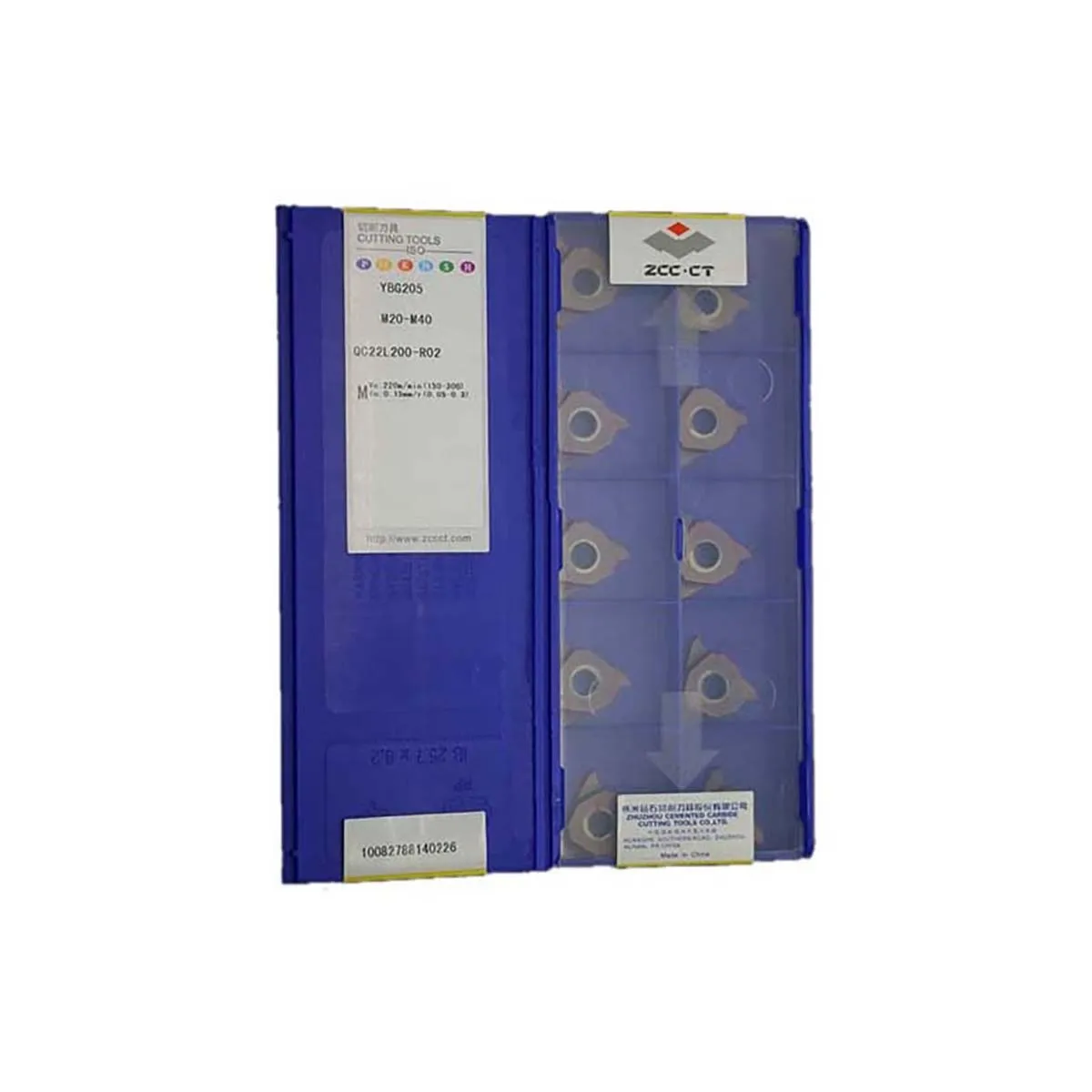 

ZCC CT 100% оригинальный QC22L200 QC22L150 QC22L250 QC22L280 QC22L300 QC22L350 QC22L400 R02 YBG205 режущий инструмент карбидные вставки