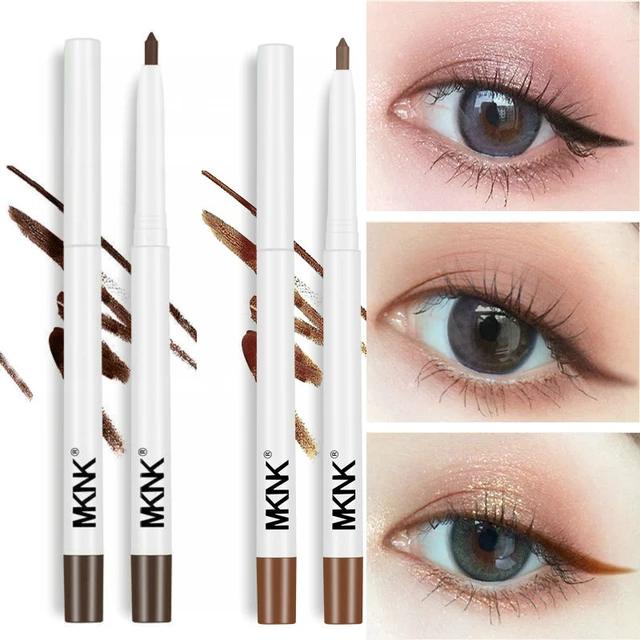 Waterproof Black Brown Eyeliner Eyebrow Pencil 2 in 1 Long-lasting Smooth Eye  Liner Pen Professional Korean Make-up for Women - AliExpress