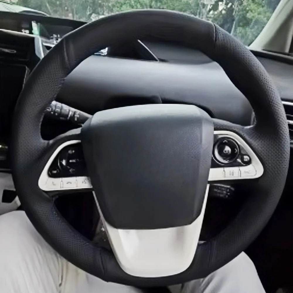 Mikrofaser Leder Auto Lenkrad Abdeckung Für Toyota Prius4 Mirai Prius Prime 2015-2022 Automotive Innen Zubehör