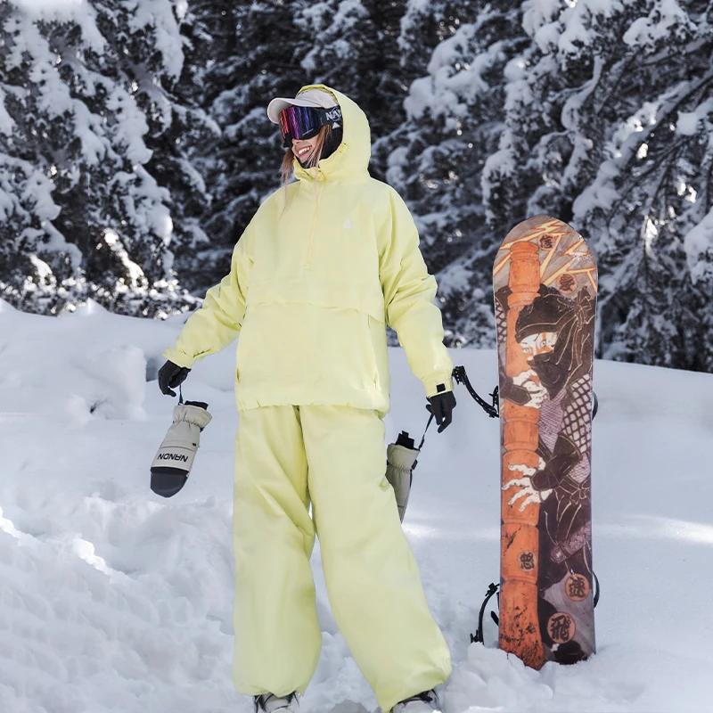 Ski suit jacket pants suit ski equipment snowboard waterproof warm wear-resistant