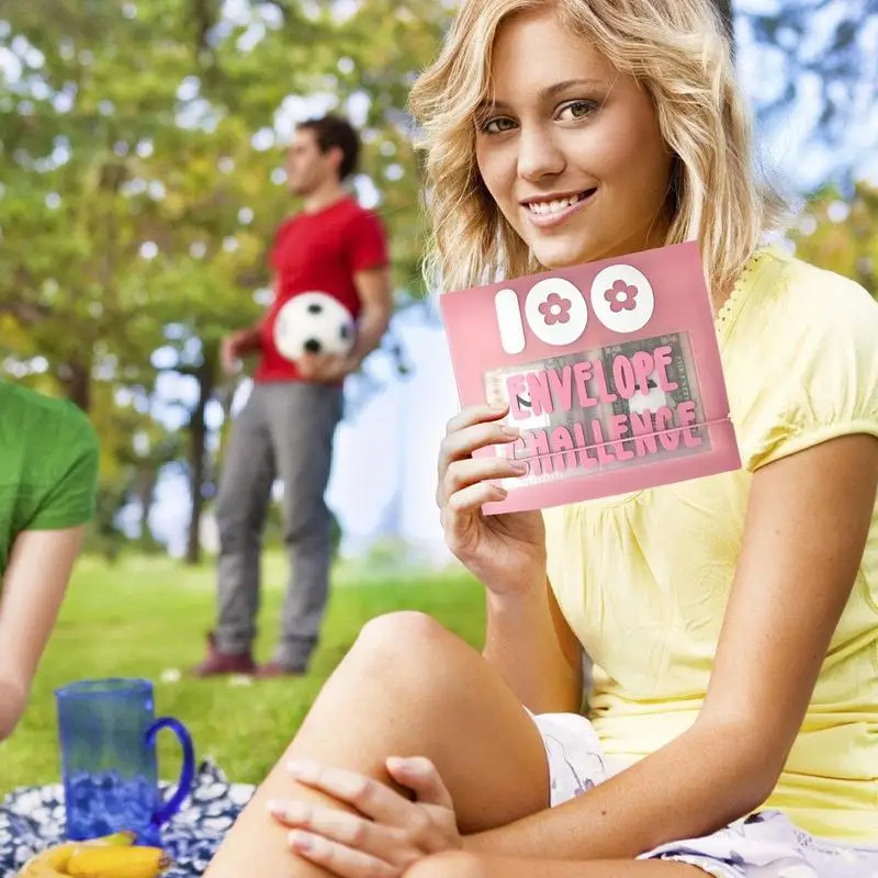 100 Envelopes Money Saving Challenge Leather Budget Binder Cash Envelope Savings Money For Budgeting Planner And Saving