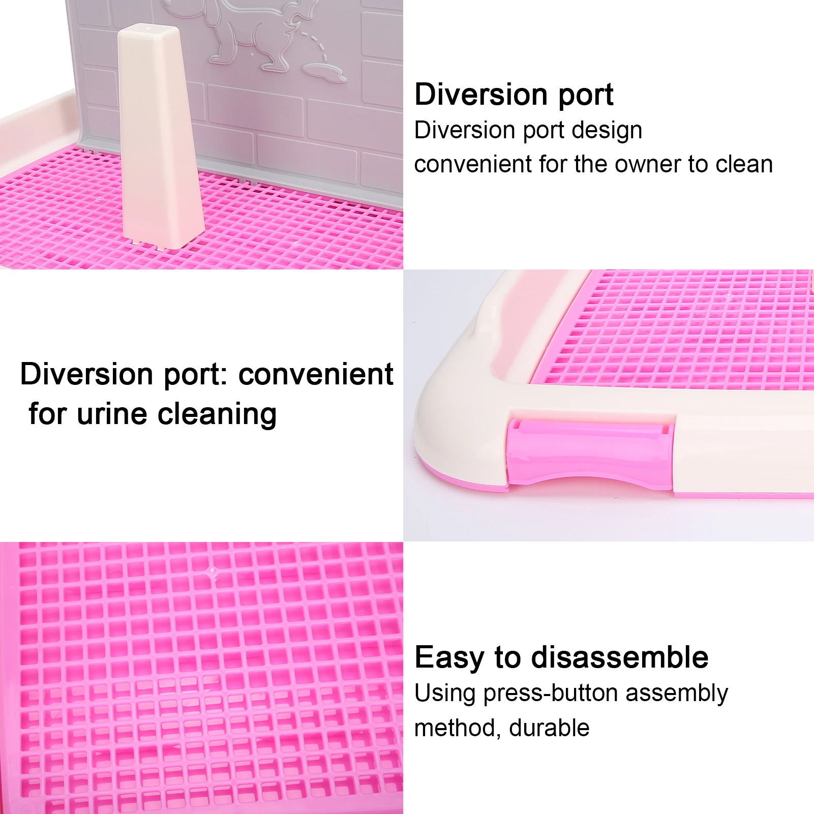 Dog Cat Pet Toilet Indoor Puppy Training Toilet Potty Fence Dog Scheduled Urination Potty Tray Products Tool Accessories Outdoor