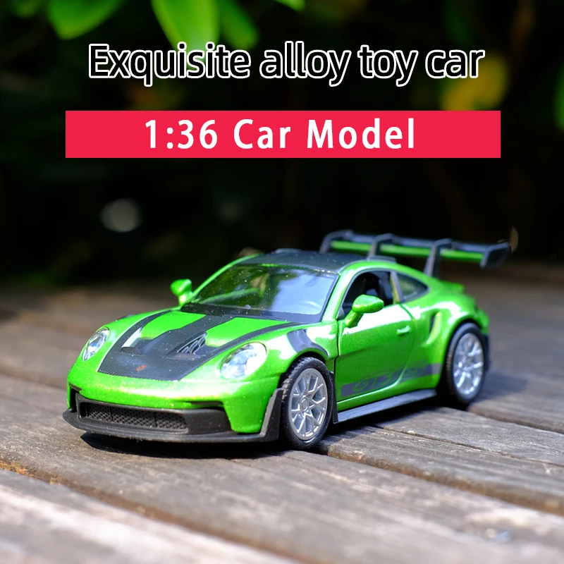 RMZ CITY 1:36 Porsche 911 GT3 RS Sport Car Alloy Diecast Car
