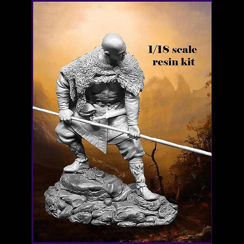 

1/18 ancient Vikings Battle Ingvar century stand Resin figure Model kits Miniature soldier Unassembled Unpainted