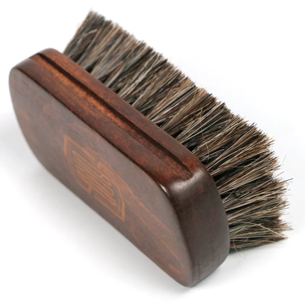 Horsehair Leather Textile Car Detailing Polishing Buffing Brush for Car Seat Handle Dashboard Roof Cleaning Car Wash Brush 5