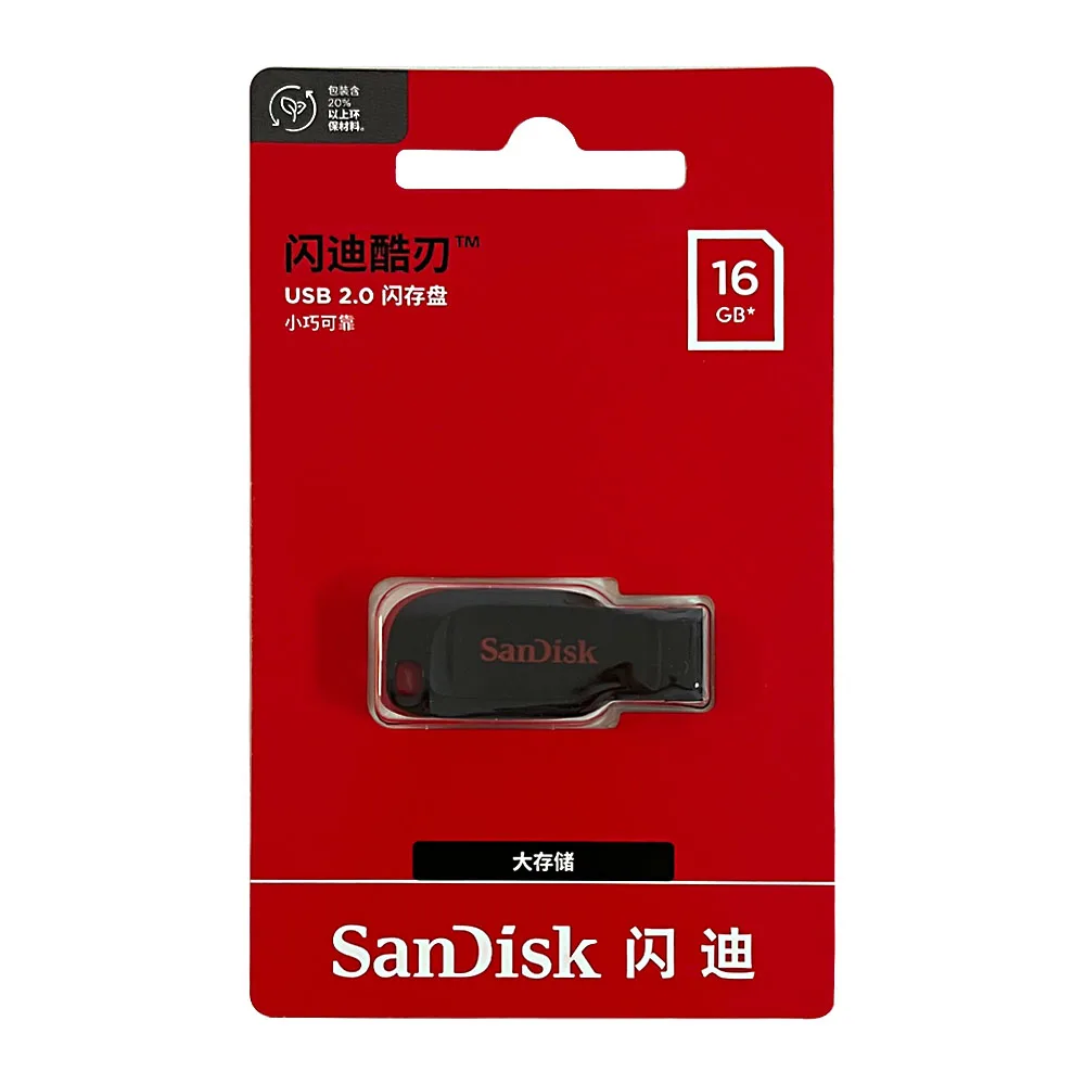 샌디스크  USB2.0 플래시 드라이브 16GB 32GB 64GB 128GB USB 메모리 플래시 메모리 SDCZ50 USB 키 펜 드라이브 USB 스틱