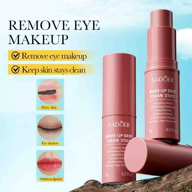 SADIER Centella Solid Face Cream Stick Smooth Repair Skin Barrier Moisturizing Oil Control Makeup Removal Face Skin Care Stick