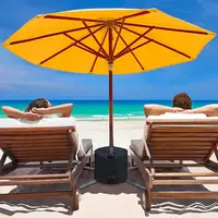1Pc Water Filled Umbrella Base Mesh Cloth Sun Umbrella Base Heavy Duty Water Weight Bags for Canopies Umbrellas for Patio 1