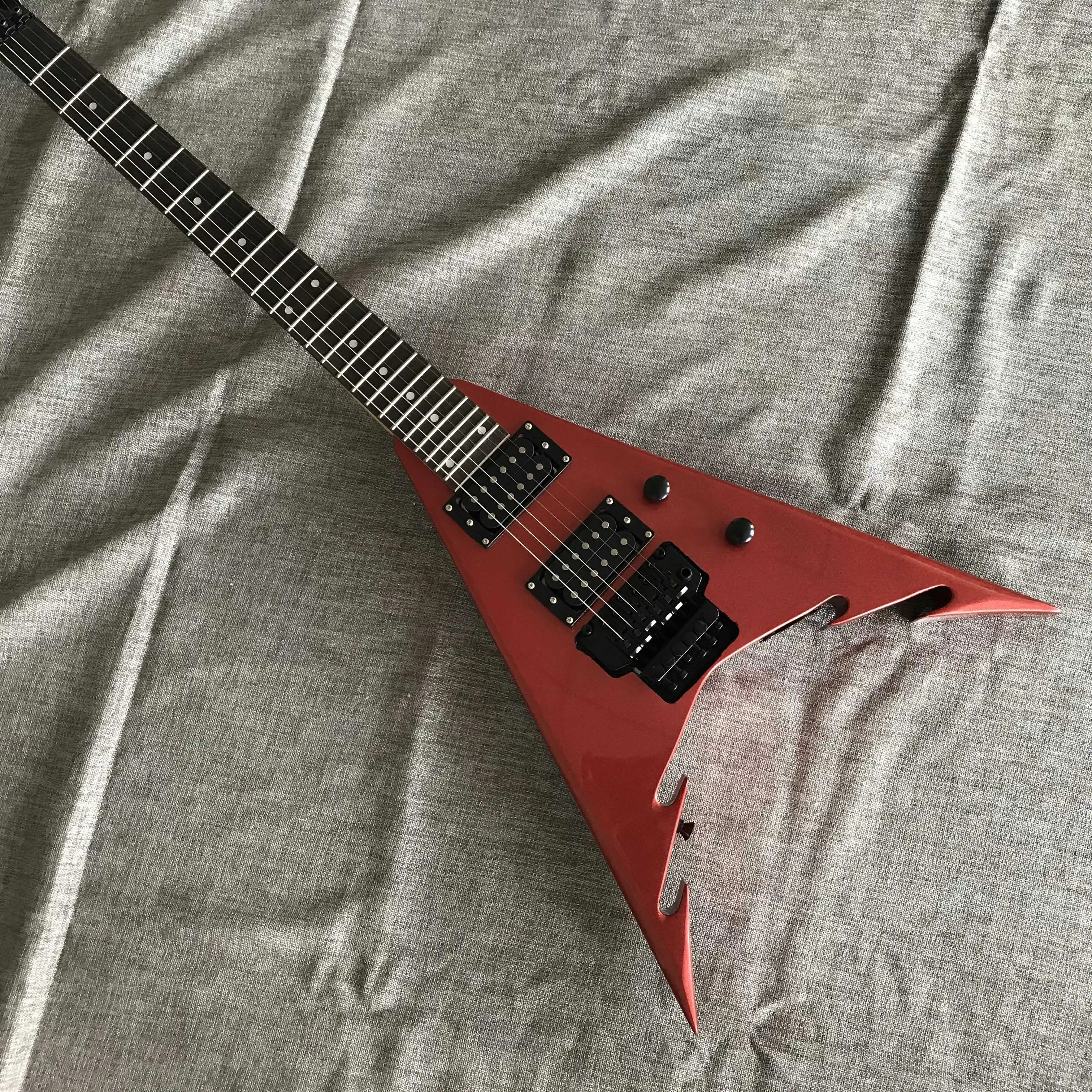 

Free shipping,orange, special-shaped, unique, electric guitar,2022 new pop, high-end custom,fashion