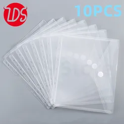 10PCS 29*23cm File Bag File Loose-Leaf Office and Conference Supplies Storage Bag Waterproof Material