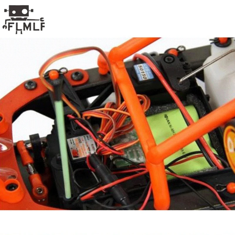 Interrupteur d'arrêt moteur pour voiture RC 1/5 installé sur un Baja 5SC, interrupteur en position off