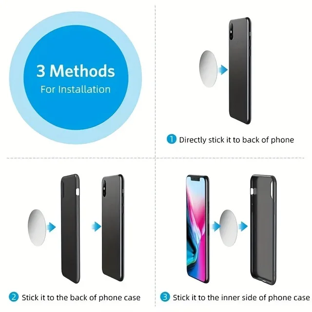 Magnetic Car Phone Holder Universal Air Vent Car Phone Mounts 5