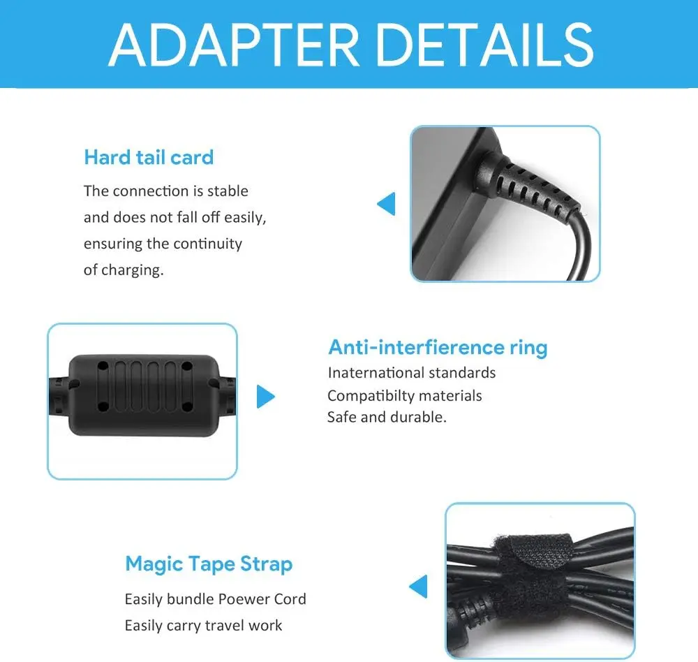 Versatile 42W Monitor Power Adapter