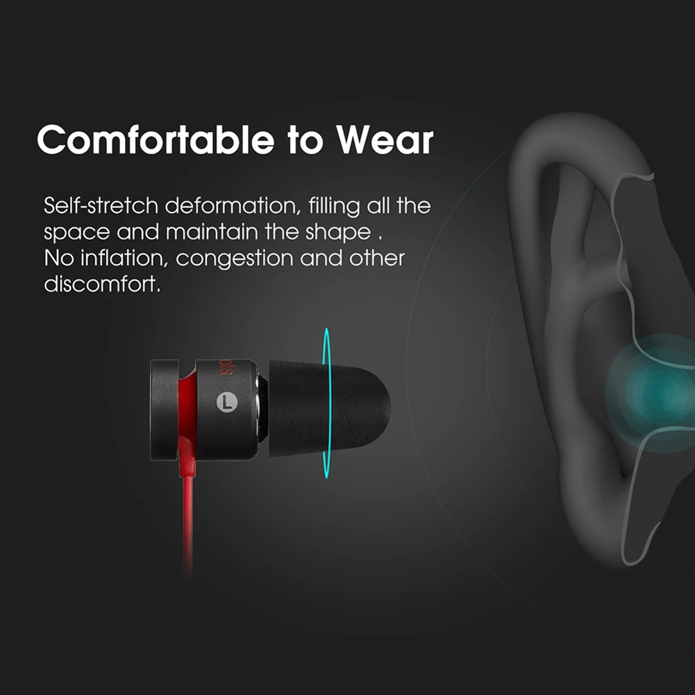 Comply Foam Tips Noise Isolating Ear Buds Pads Cushion Enhanced Music Experience Earbud Covers Compact Lightweight for Earphone