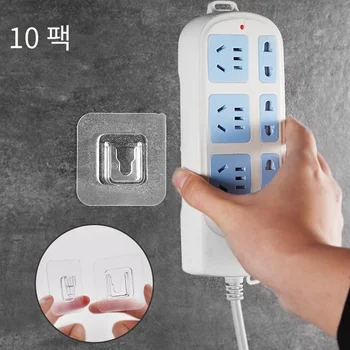 양면 접착 벽 걸이 강한 후크 흡입 컵 빨판 벽 스토리지 홀더 부엌 욕실 침실