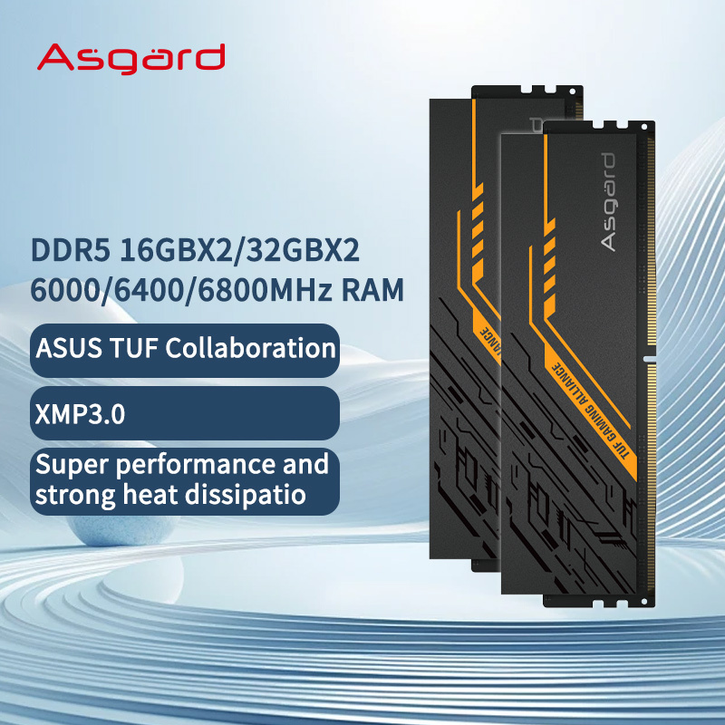 Asgard DDR5 6000MHz  6400MHz 16GB x2  32GB desktop memory module XMP  Stunning Desktop Ram  Internal Memory for PC