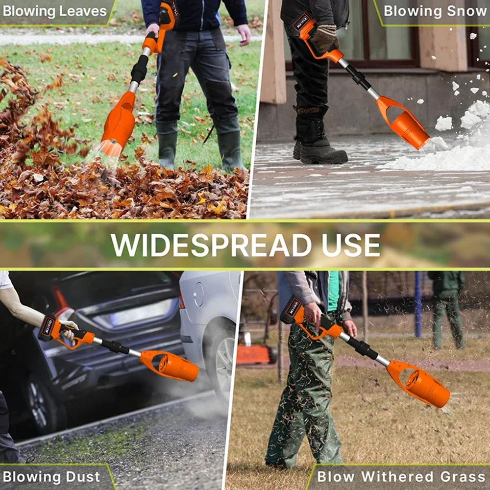 RDDSPON cordless leaf blower foldable lithium battery strong winds  for lawn care garden powerful snow and dust blowing batterys 2