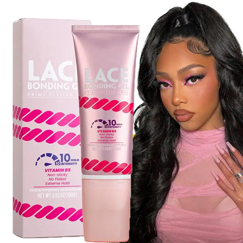 Lace Wig Glue 100g Waterproof Hair Glue for Wigs Invisible Wig Bonding Gel Watermelon Flavor Hairpiece Adhesive for Lace