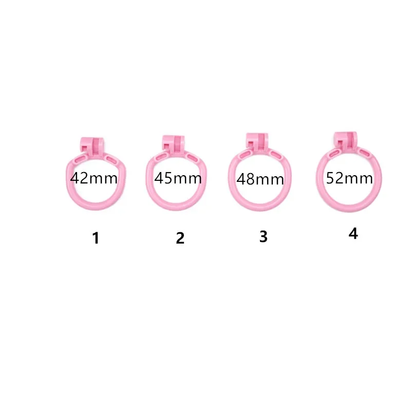 Male Chastity Cage Lock Cock Device Kit 4 Arc Penis Rings Sex Toys For Men Gay Scrotum Adult Games Sex Shop 18+ penis chastity cage chastity lock sex toy chastity cage accessory penis cock ring