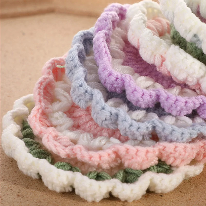 Whaline 4 Pack Boho Crochet Coasters - Handmade Bohemian Drink Coasters With Tassels For Home & Party - View #5