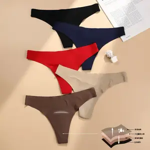 Sexy Panties for Women Transparent Strap Thong Nylon G-string V