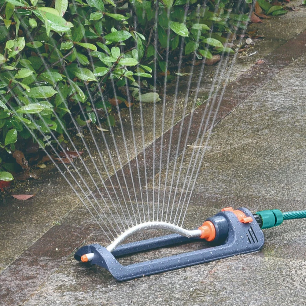 Garden Swing Sprinkler Yard Large Area Irrigation Oscillating Adjustable Lawn Park Watering System Accessories with 19 Nozzles garden sprinkler irrigation sprinklers