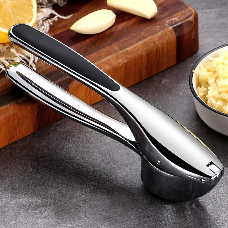 

Kitchen tools Zinc alloy garlic press manual garlic puree garlic rammer mud press garlic stripper