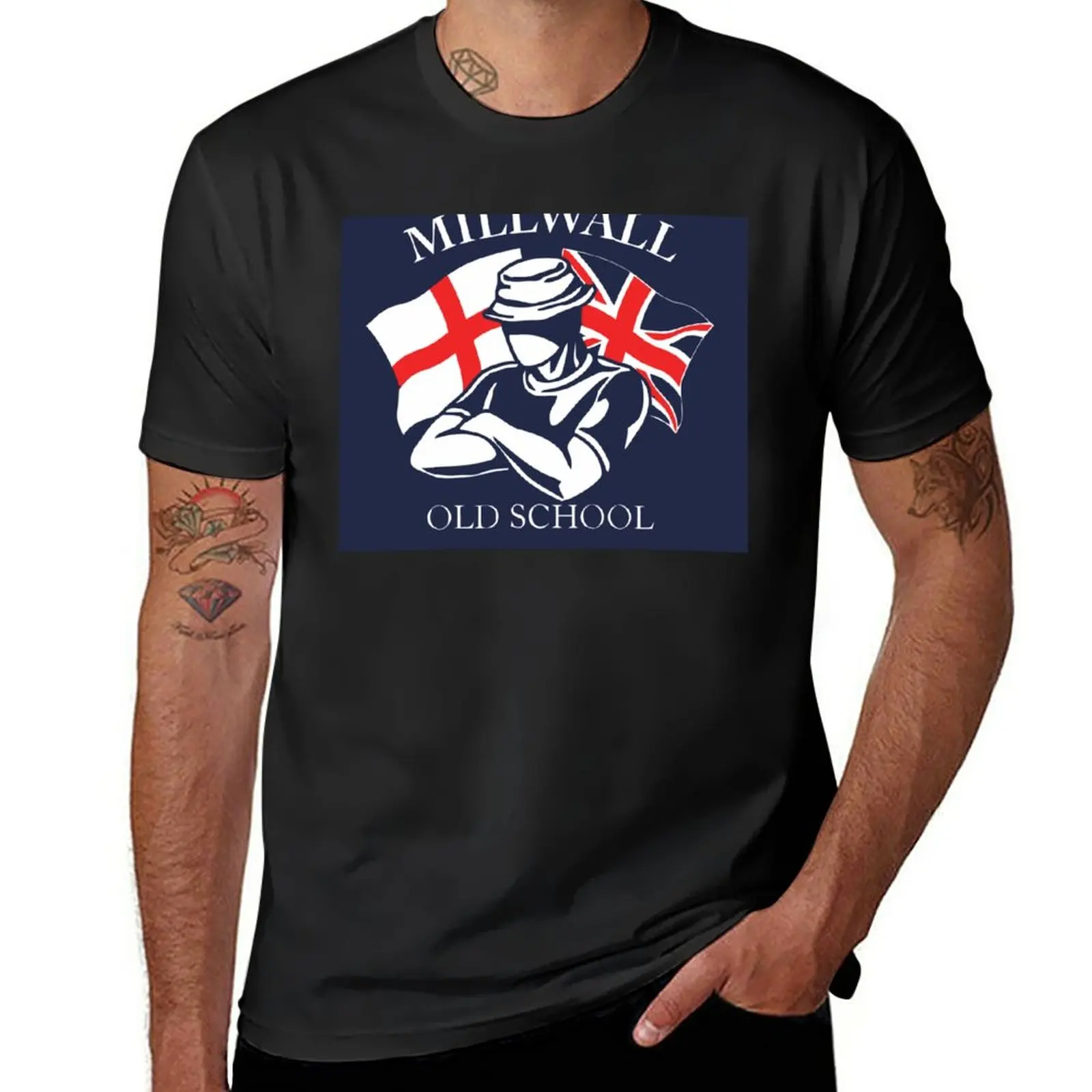 

New Milwall Old School T-Shirt new edition t shirt tees boys white t shirts Short sleeve tee men