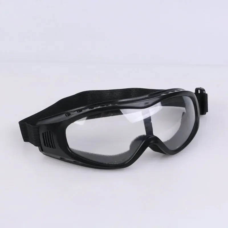 Protective Glasses Double-layer Outdoor Windshield Labor Protection Glasses PC Lens Protective Head-mounted Adult Men's Women's Ski Glasses